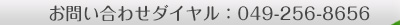 お問い合わせダイヤル：049-256-8656