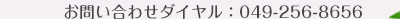 お問い合わせダイヤル：049-256-8656